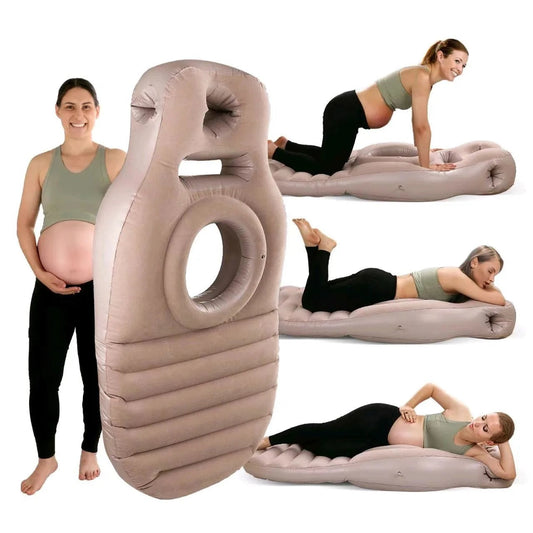 BumpNest Pregnancy Support Pillow - Brown